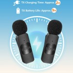 BOYA BY-V20 2.0 2.4GHz Wireless Microphone(1+2 for Type-C) for Type C Device's