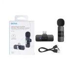 BOYA BY-V20 2.0 2.4GHz Wireless Microphone(1+2 for Type-C) for Type C Device's