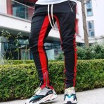 Combo Casual Men's Sweatpant Trouser Black + Yellow + white