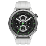 Haylou Solar Neo 1.53" Bluetooth Calling Smart Watch (Silicone+Woven) Strap- Silver